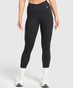 DAMES Gymshark Zwarte Leggings*Cotton Leggings