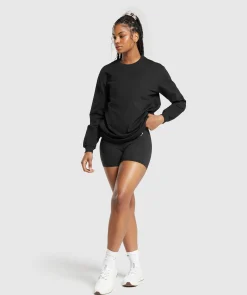 DAMES Gymshark Bedekkende Sportkleding|T-shirts*Cotton Oversized Long Sleeve Top
