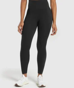 DAMES Gymshark Leggings|Zwarte Leggings*Cotton Seamless Leggings