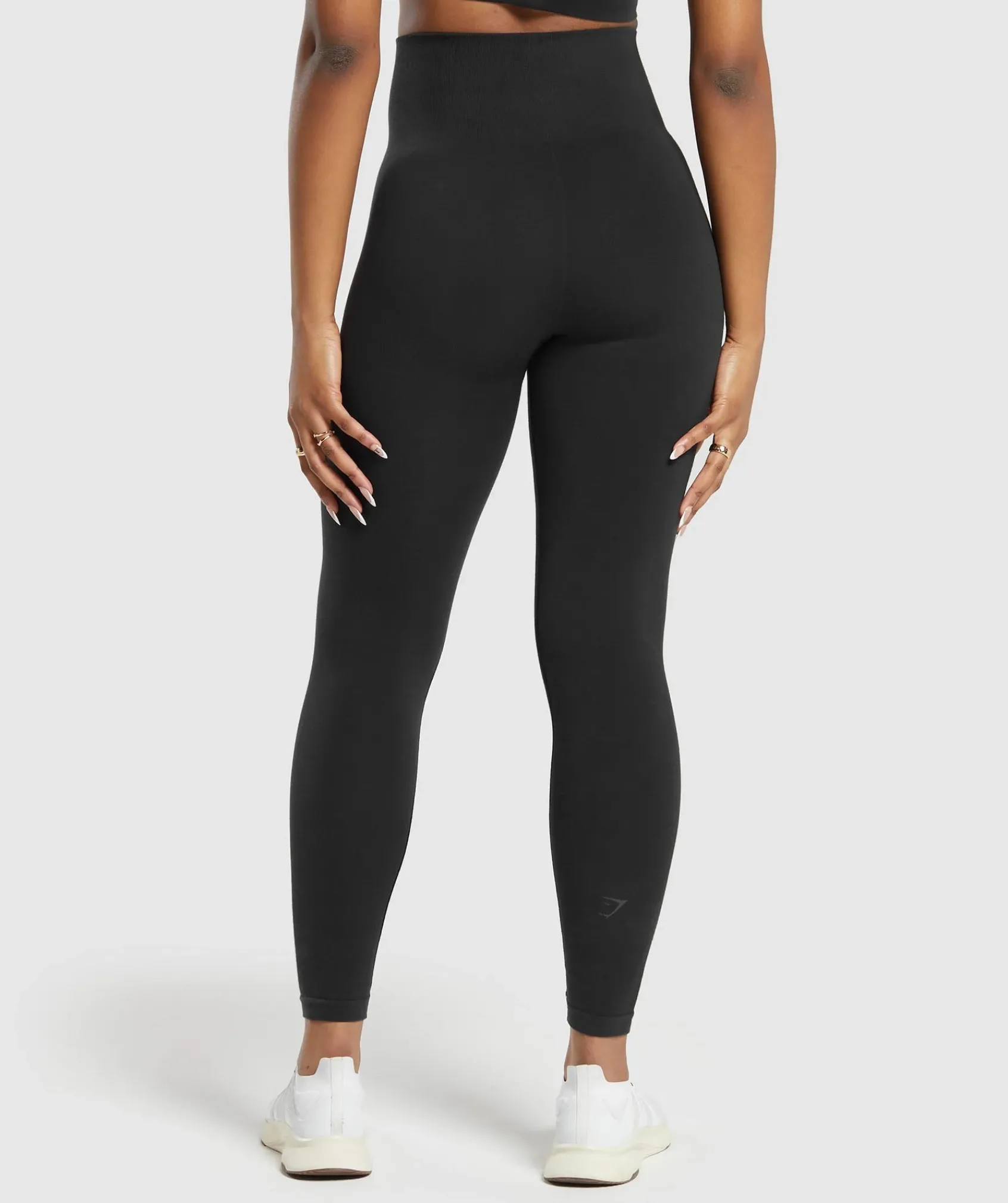 DAMES Gymshark Leggings|Zwarte Leggings*Cotton Seamless Leggings