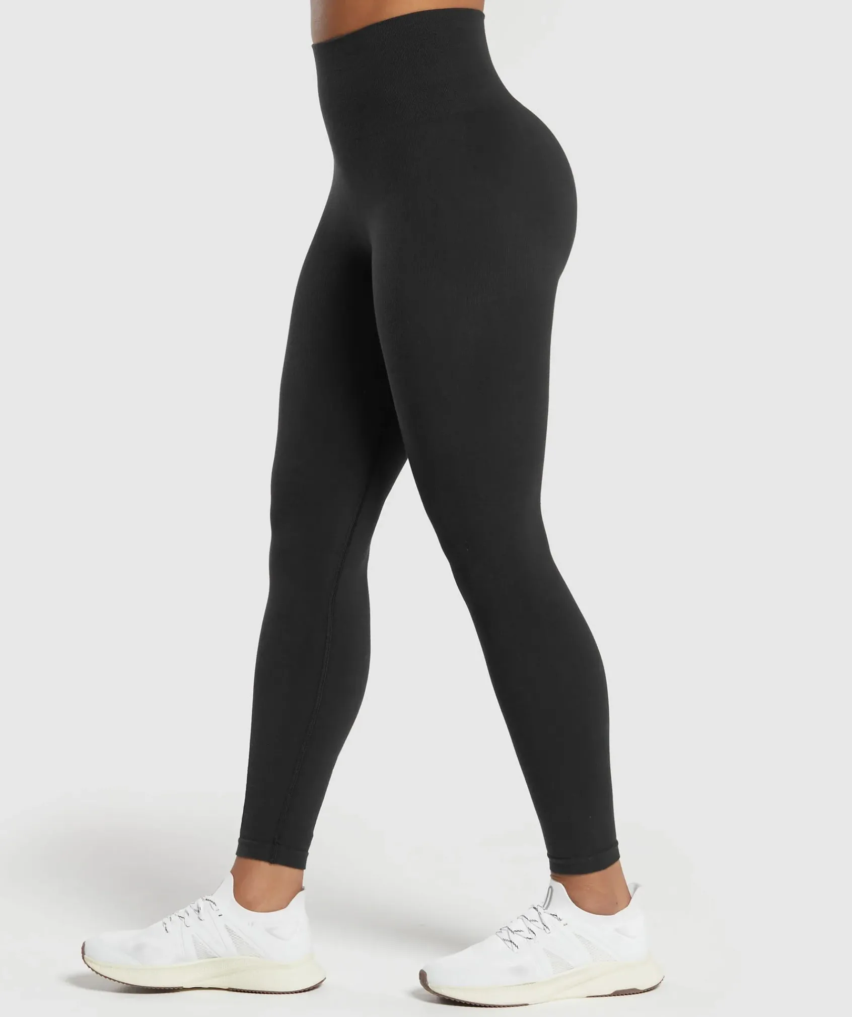 DAMES Gymshark Leggings|Zwarte Leggings*Cotton Seamless Leggings