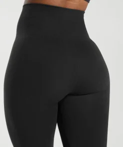 DAMES Gymshark Leggings|Zwarte Leggings*Cotton Seamless Leggings