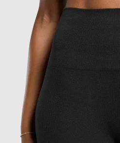 DAMES Gymshark Leggings|Zwarte Leggings*Cotton Seamless Leggings