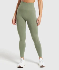 DAMES Gymshark Leggings|Hoog Getailleerd*Cotton Seamless Leggings
