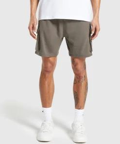 Heren Gymshark Shorts|Cargobroeken*Crest Cargo Shorts