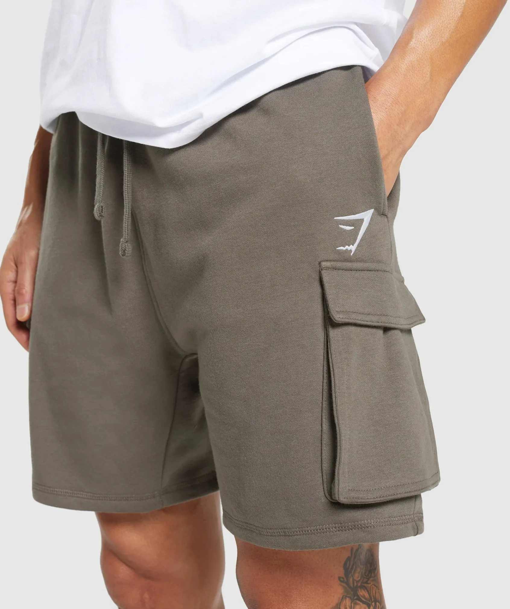 Heren Gymshark Shorts|Cargobroeken*Crest Cargo Shorts