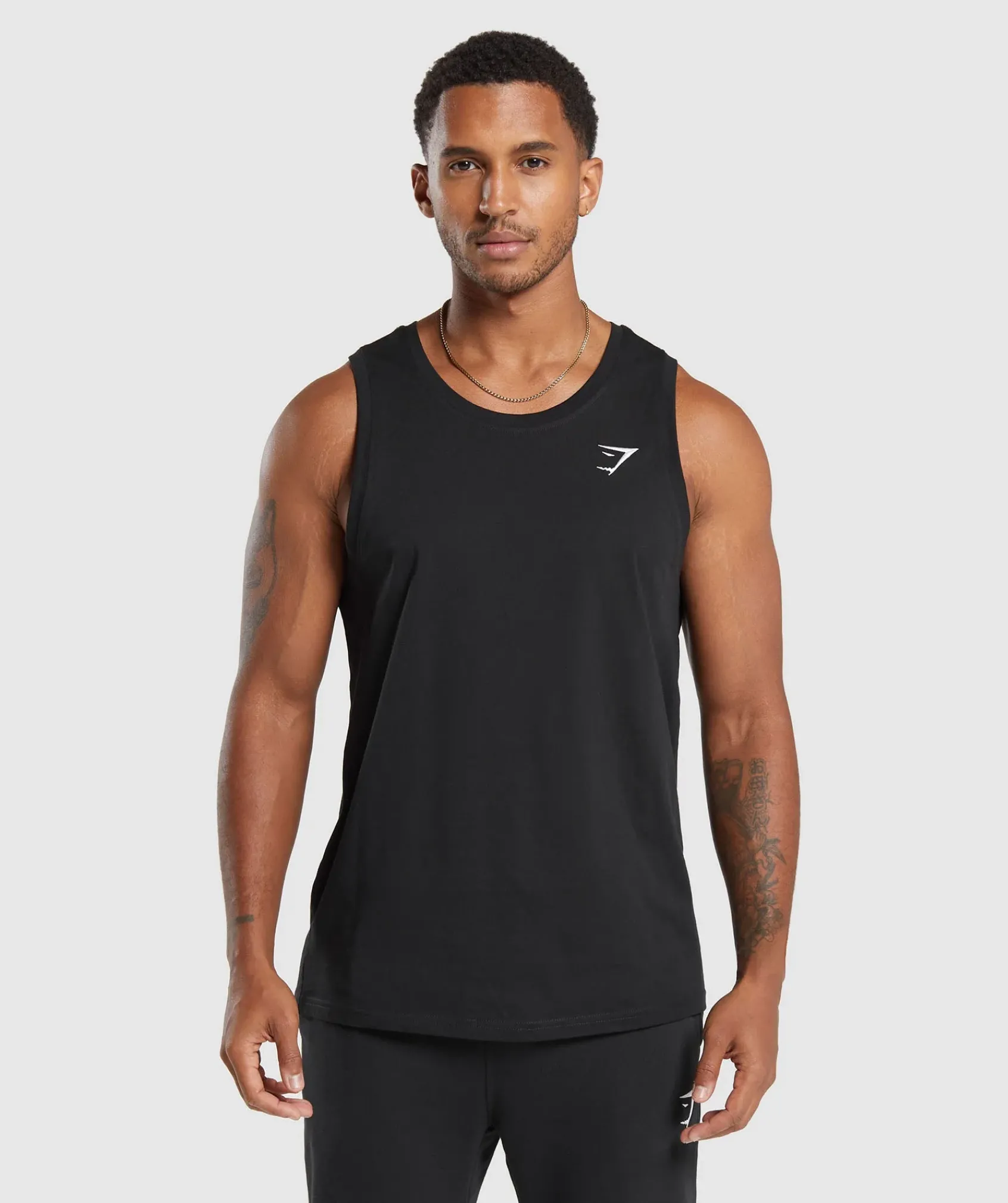 Heren Gymshark Tanktops*Crest Cotton Tank