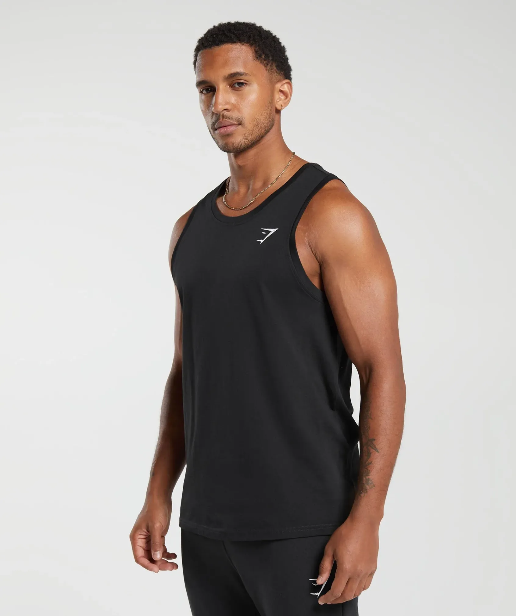 Heren Gymshark Tanktops*Crest Cotton Tank