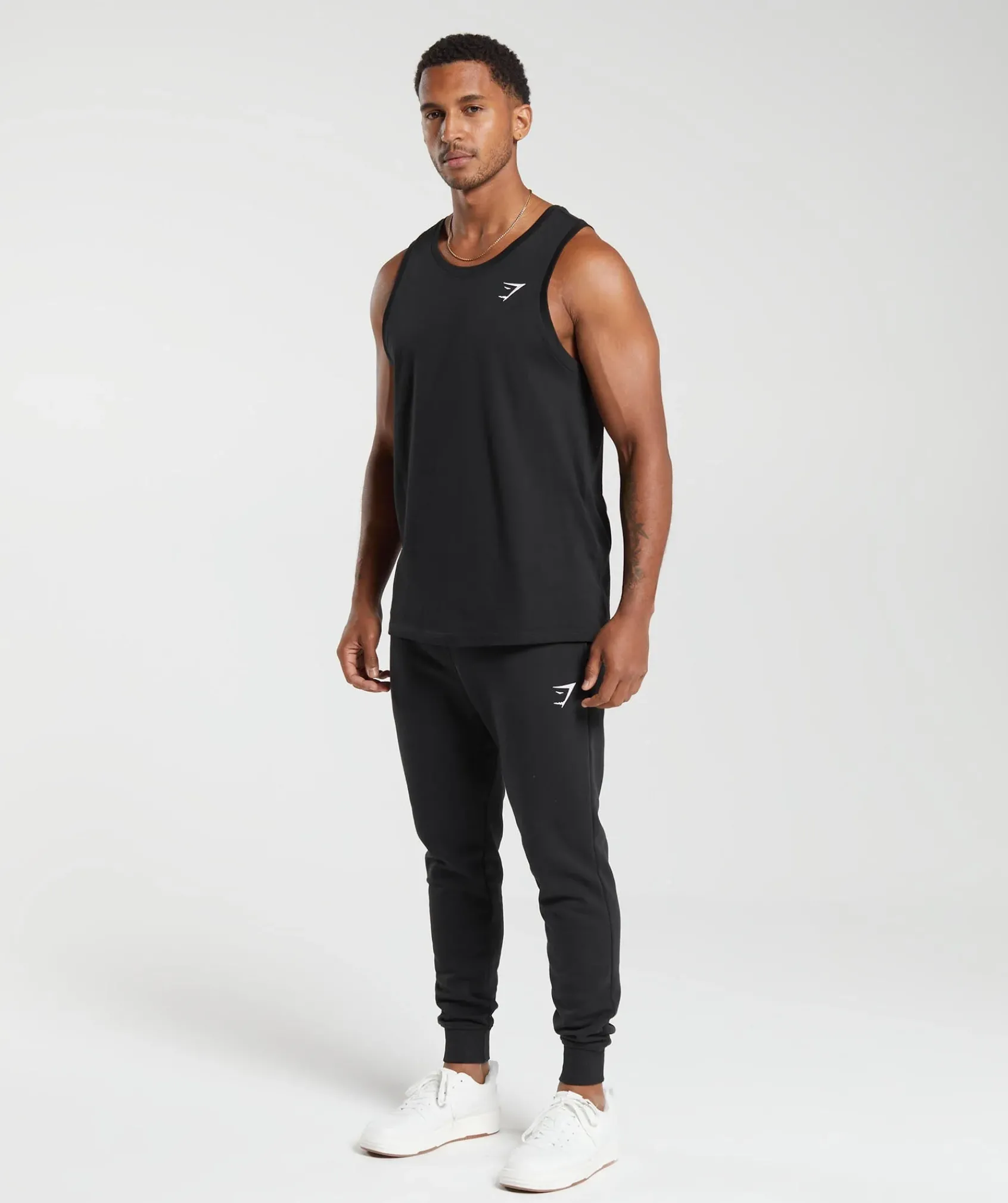 Heren Gymshark Tanktops*Crest Cotton Tank