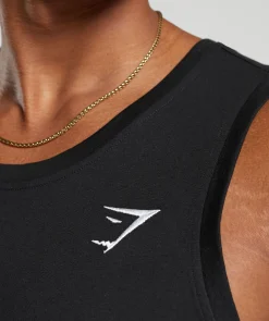 Heren Gymshark Tanktops*Crest Cotton Tank