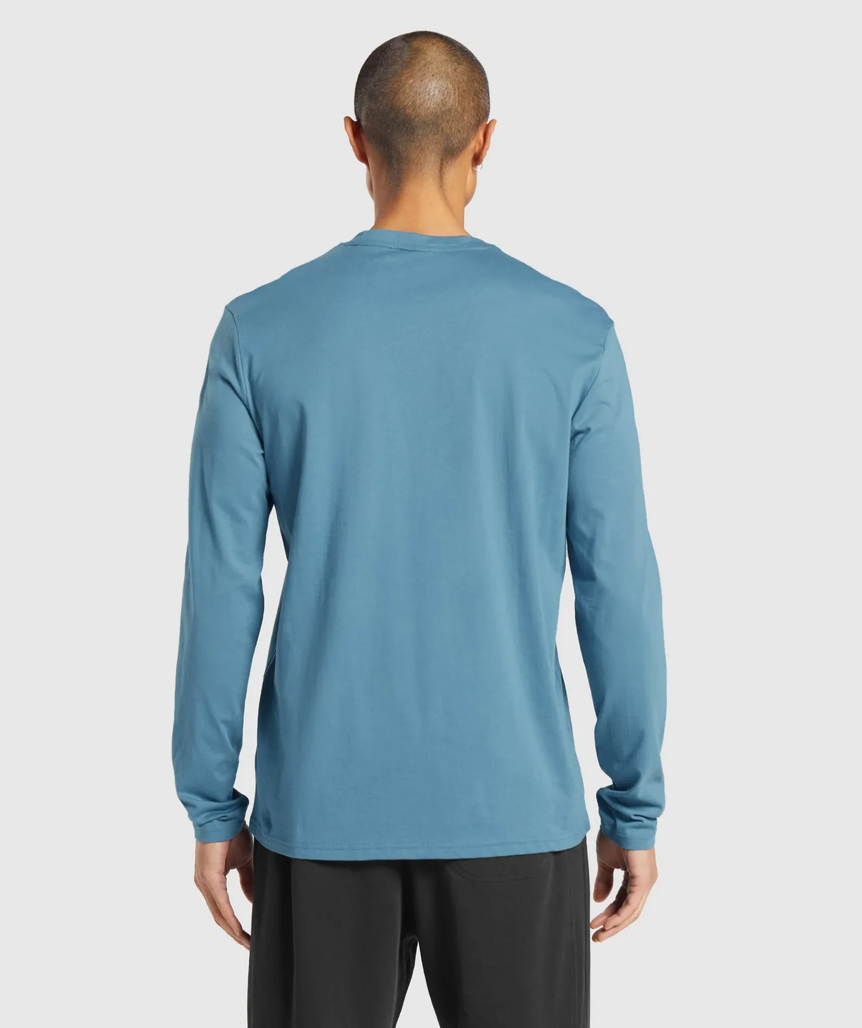 Heren Gymshark T-shirts*Crest Long Sleeve T-Shirt