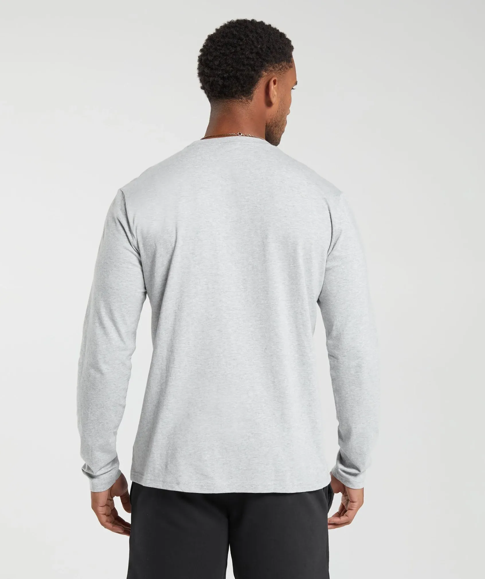 Heren Gymshark T-shirts*Crest Long Sleeve T-Shirt