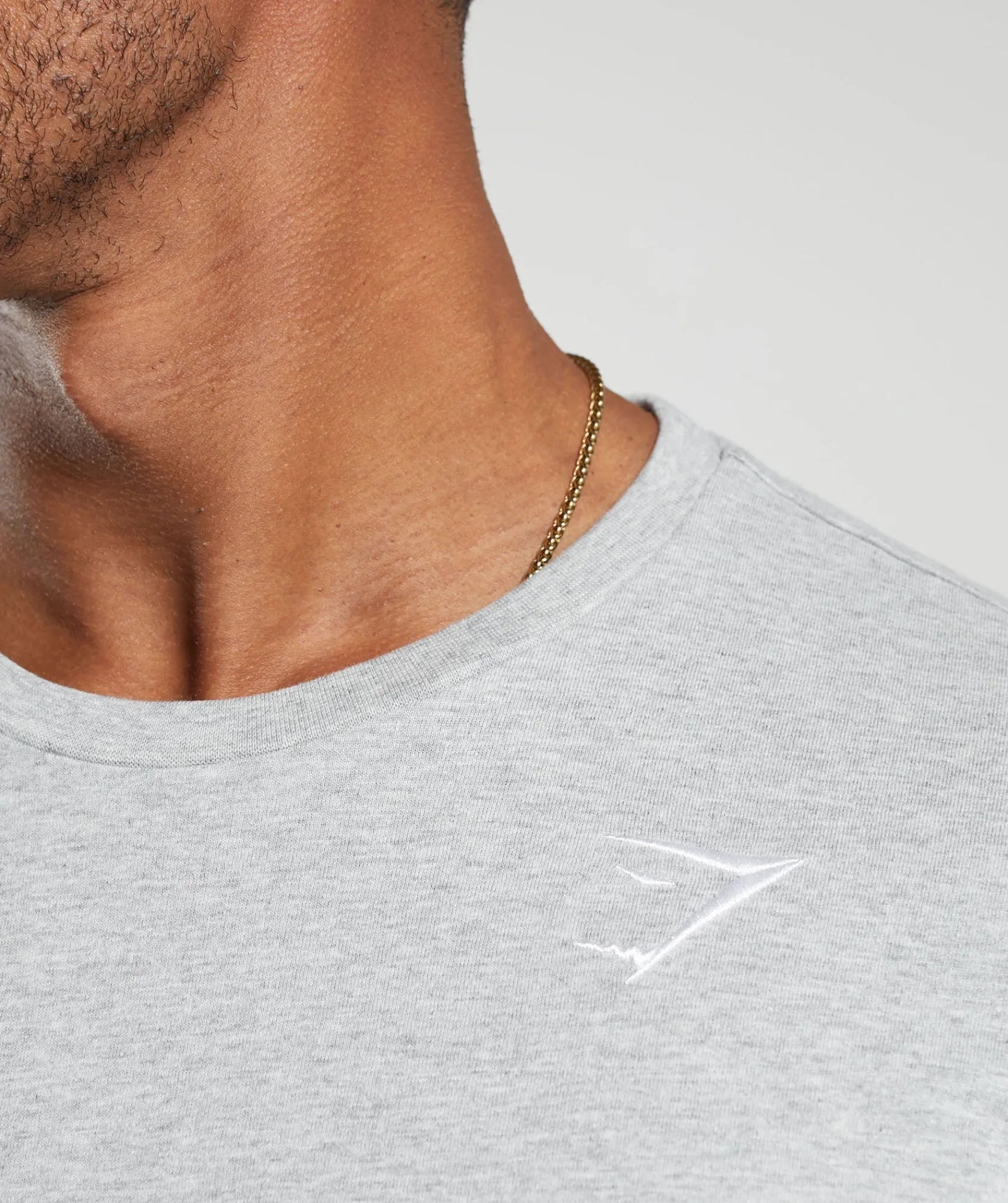 Heren Gymshark T-shirts*Crest Long Sleeve T-Shirt