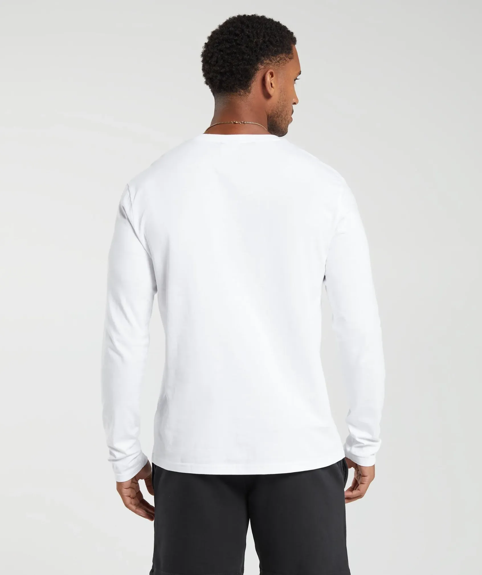Heren Gymshark T-shirts*Crest Long Sleeve T-Shirt