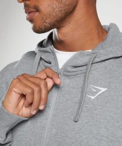Heren Gymshark Sportjacks|Hoodies & Truien*Crest Oversized Zip Up Hoodie