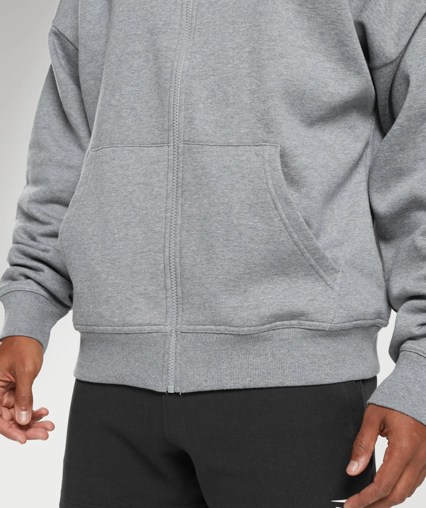 Heren Gymshark Sportjacks|Hoodies & Truien*Crest Oversized Zip Up Hoodie