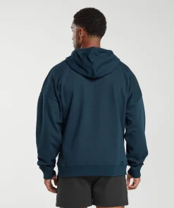 Heren Gymshark Sportjacks|Hoodies & Truien*Crest Oversized Zip Up Hoodie