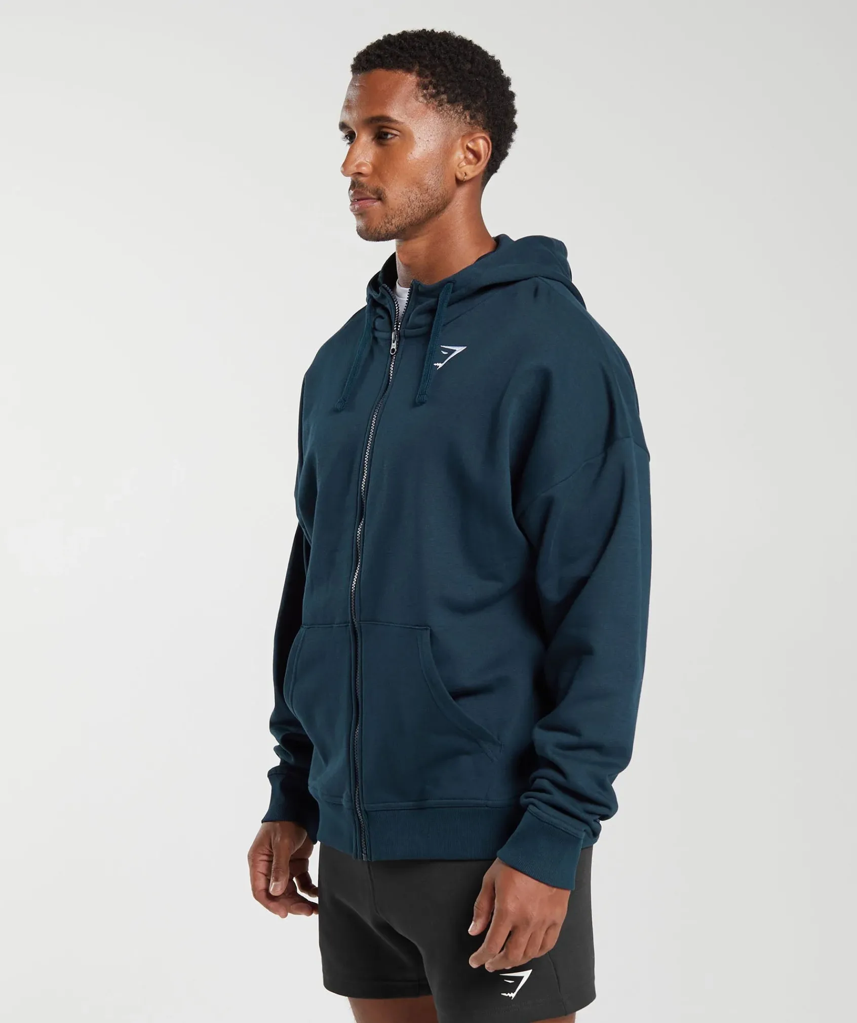 Heren Gymshark Sportjacks|Hoodies & Truien*Crest Oversized Zip Up Hoodie