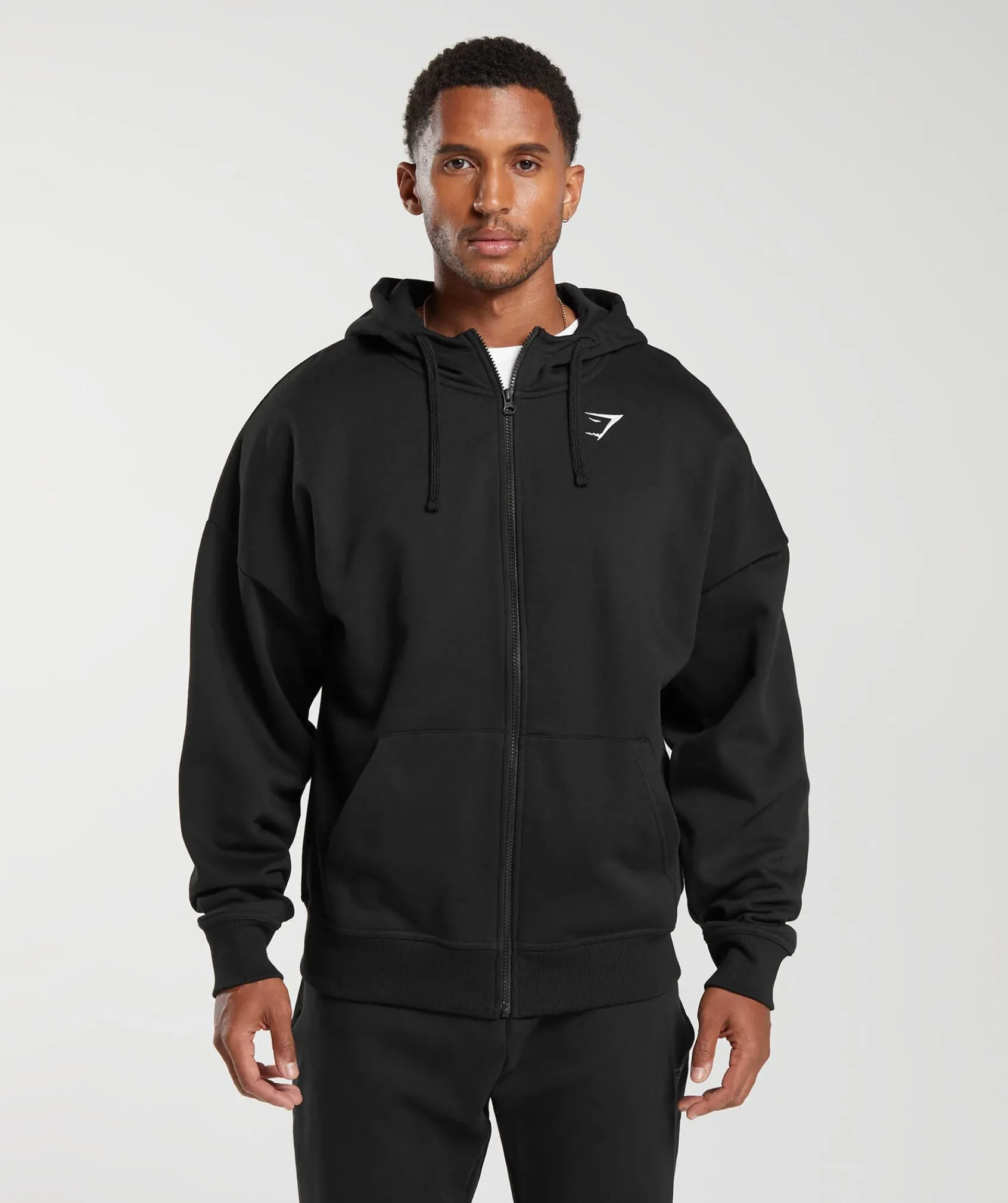 Heren Gymshark Sportjacks|Hoodies & Truien*Crest Oversized Zip Up Hoodie