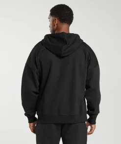 Heren Gymshark Sportjacks|Hoodies & Truien*Crest Oversized Zip Up Hoodie