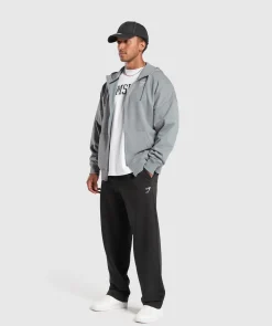 Heren Gymshark Sportjacks|Hoodies & Truien*Crest Oversized Zip Up Hoodie