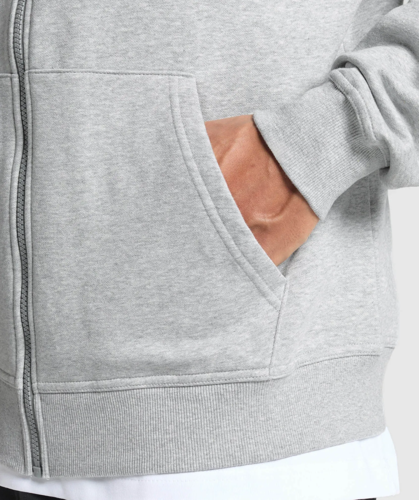 Heren Gymshark Hoodies & Truien|Sportjacks*Crest Oversized Zip Up Hoodie