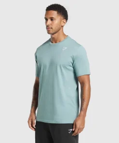 Heren Gymshark T-shirts*Crest T-Shirt