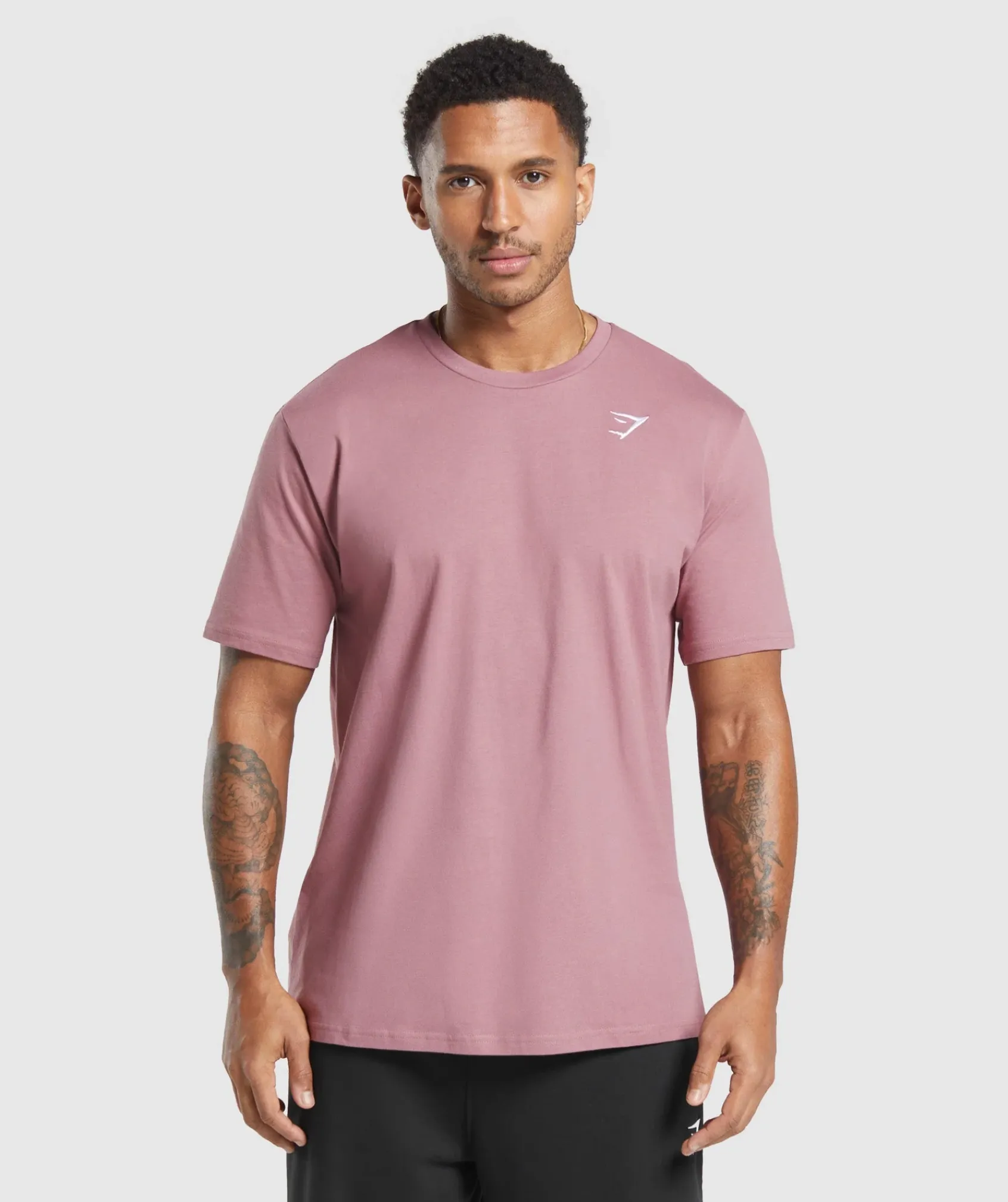 Heren Gymshark T-shirts*Crest T-Shirt
