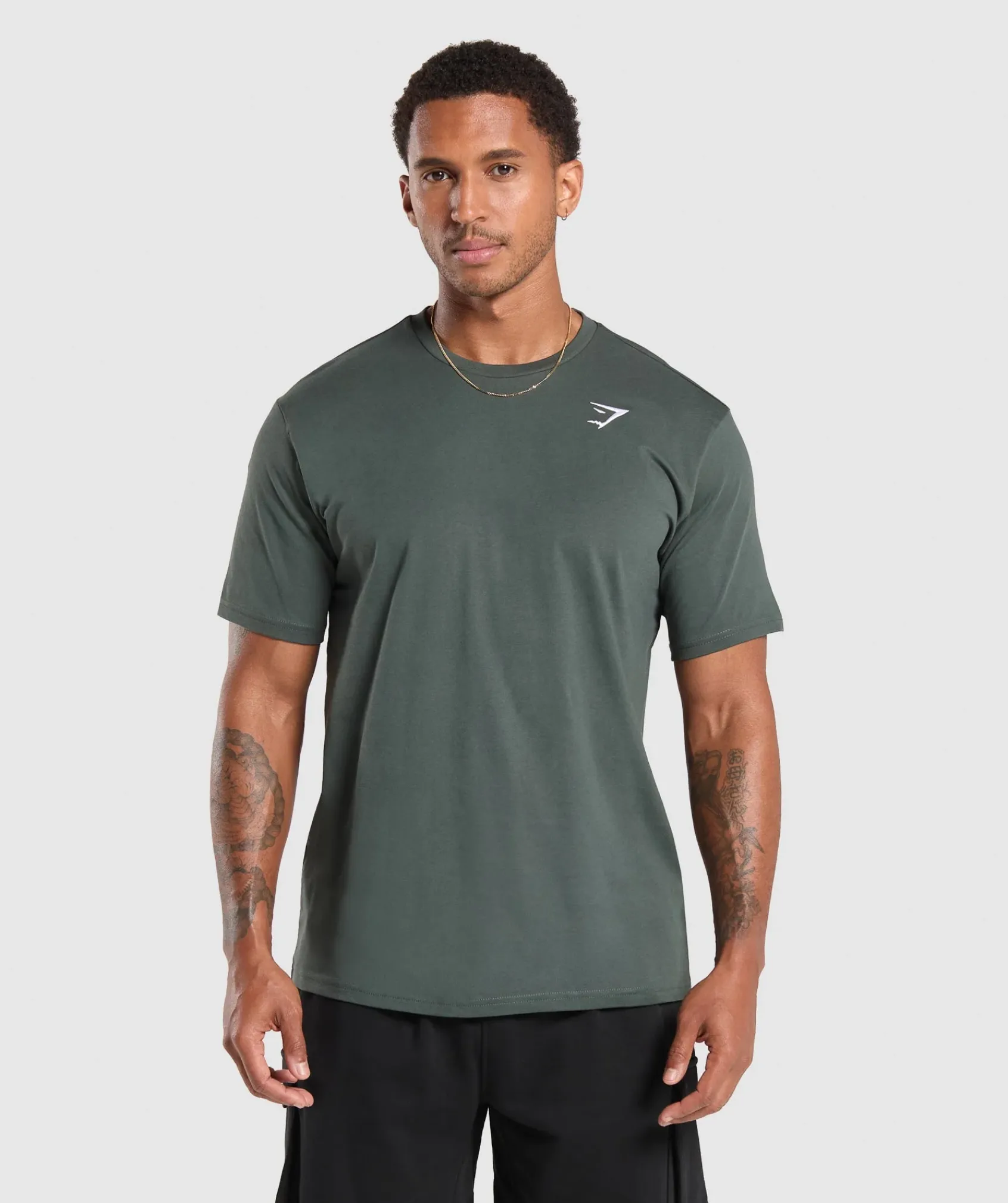 Heren Gymshark T-shirts*Crest T-Shirt