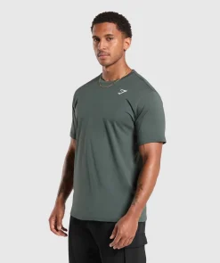 Heren Gymshark T-shirts*Crest T-Shirt