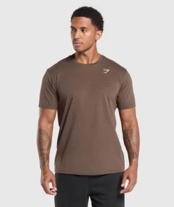 Heren Gymshark T-shirts*Crest T-Shirt
