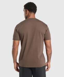 Heren Gymshark T-shirts*Crest T-Shirt