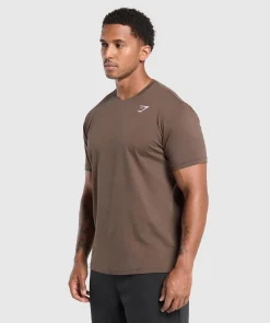 Heren Gymshark T-shirts*Crest T-Shirt
