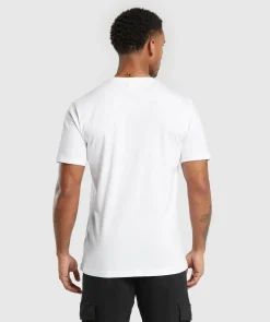 Heren Gymshark T-shirts*Crest V-Neck T Shirt