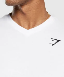 Heren Gymshark T-shirts*Crest V-Neck T Shirt