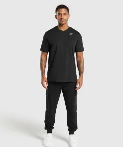 Heren Gymshark T-shirts*Crest V-Neck T Shirt