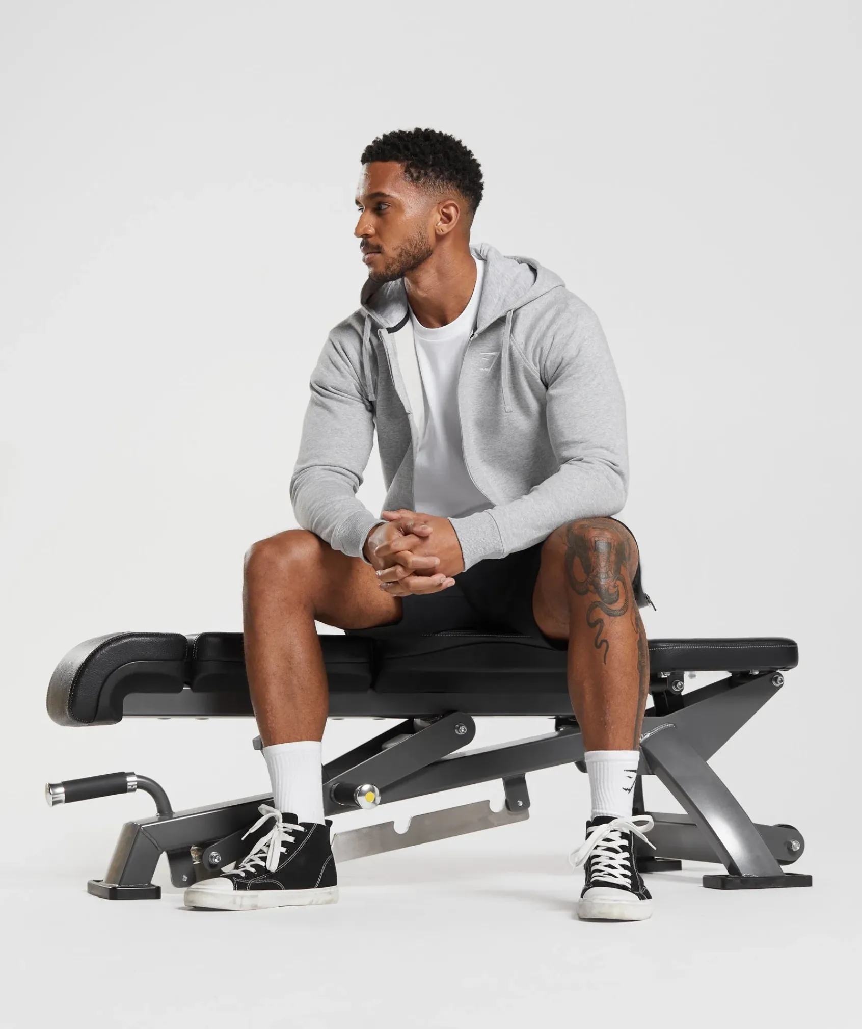 Heren Gymshark Sportjacks|Hoodies & Truien*Crest Zip Up Hoodie