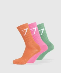 Gymshark Sportsokken|Crewsokken*Crew Socks 3pk