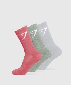 Gymshark Sportsokken|Crewsokken*Crew Socks 3pk