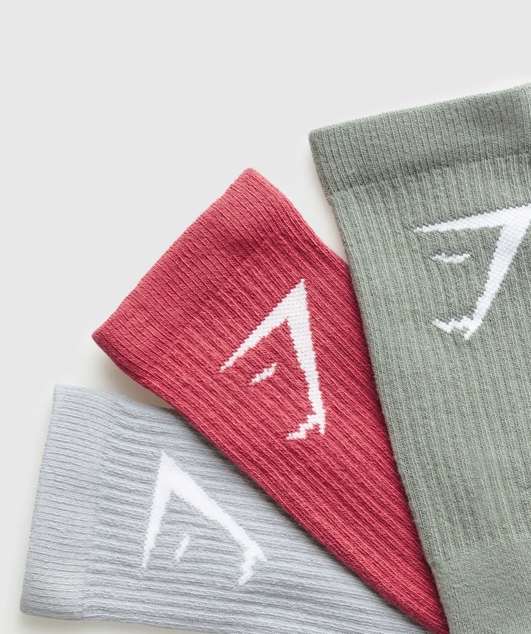 Gymshark Sportsokken|Crewsokken*Crew Socks 3pk