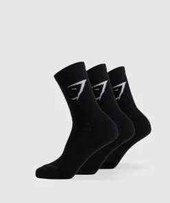 Gymshark Sportsokken|Crewsokken*Crew Socks 3pk