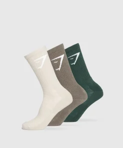 Gymshark Sportsokken|Crewsokken*Crew Socks 3pk