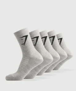 Gymshark Sportsokken|Crewsokken*Crew Socks 5pk