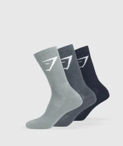 Gymshark Sportsokken|Crewsokken*Crew Socks 3pk