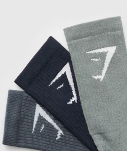 Gymshark Sportsokken|Crewsokken*Crew Socks 3pk