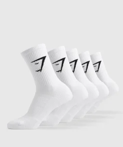 Gymshark Sportsokken|Crewsokken*Crew Socks 5pk