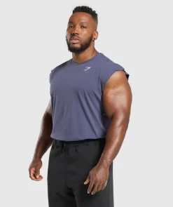 Heren Gymshark Tanktops|T-shirts*Critical Cut Off Tank