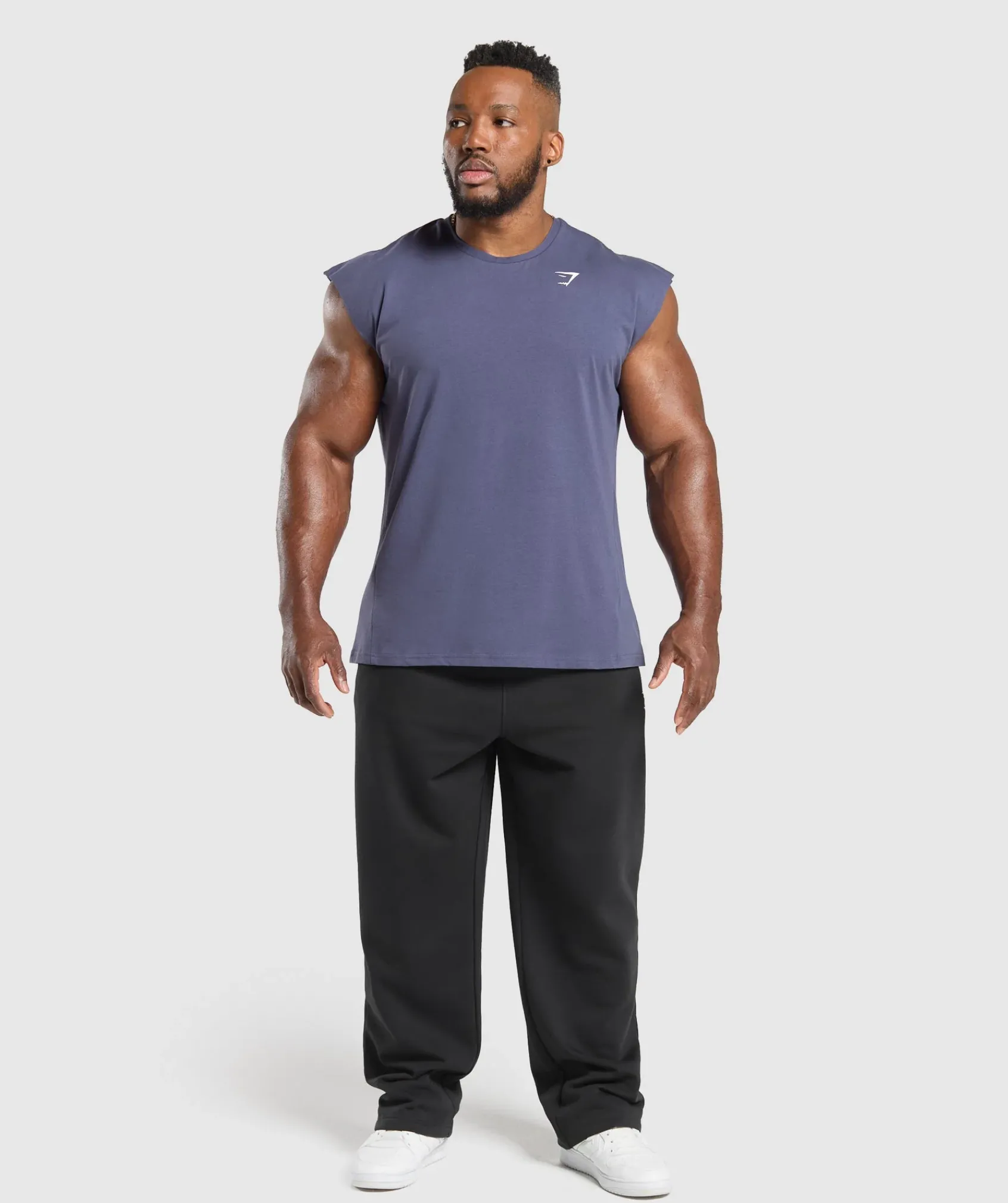 Heren Gymshark Tanktops|T-shirts*Critical Cut Off Tank