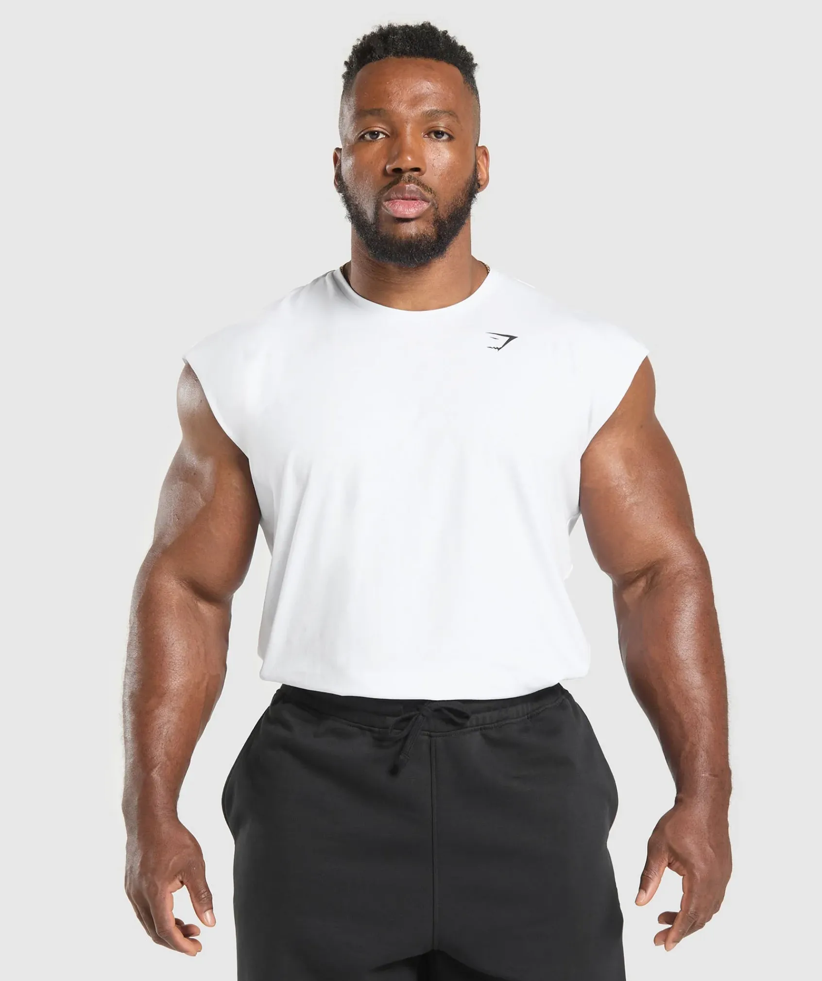 Heren Gymshark Tanktops|T-shirts*Critical Cut Off Tank