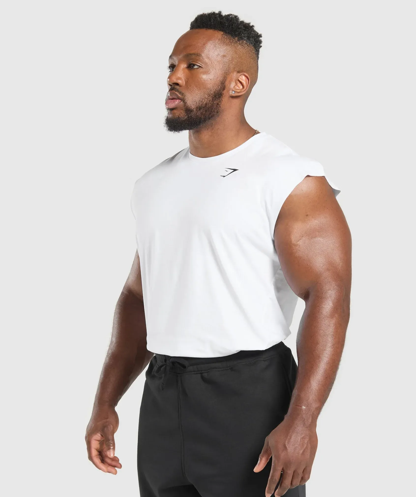 Heren Gymshark Tanktops|T-shirts*Critical Cut Off Tank